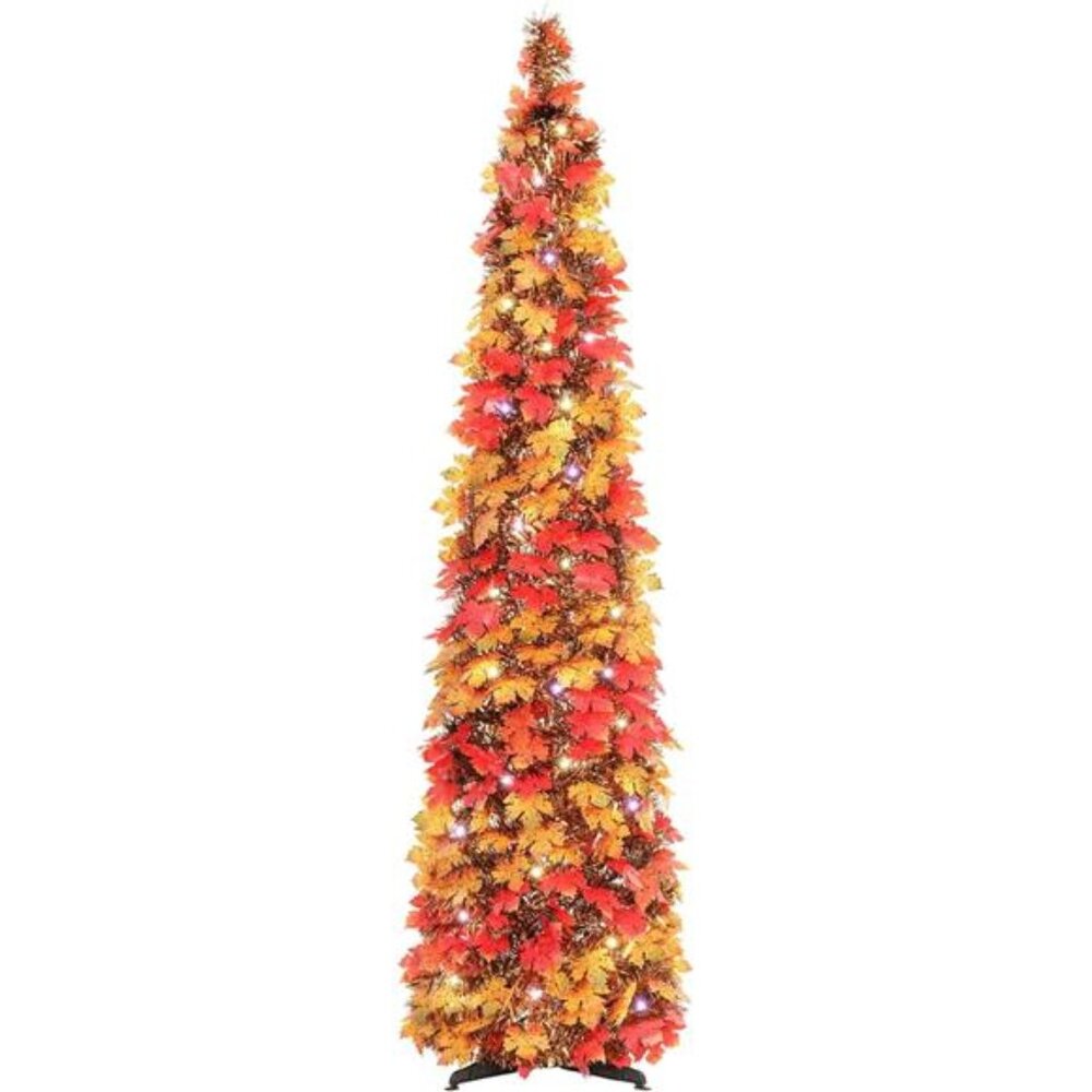 New NIETING Fall Tree‎ Home Decor, Pop Up Tree with Lights & Timer & 8 Modes,
